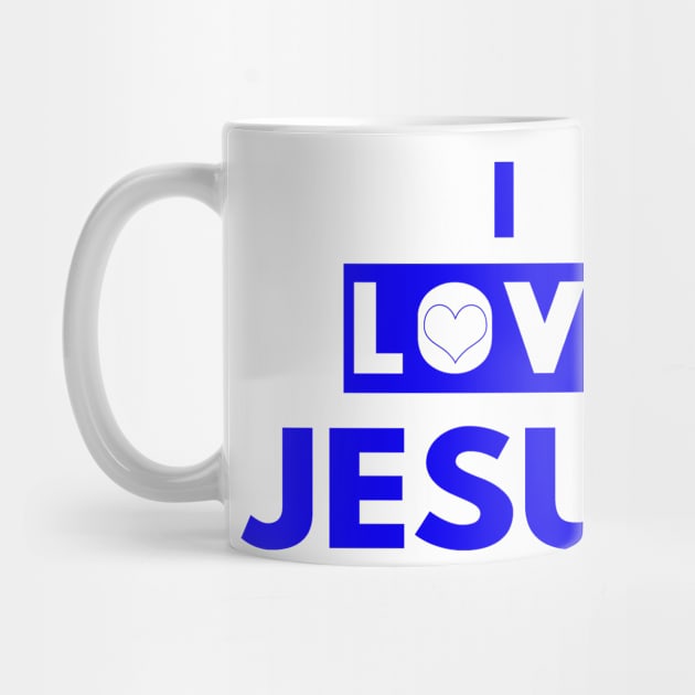 I Love Jesus Funny Christian Gift by Happy - Design